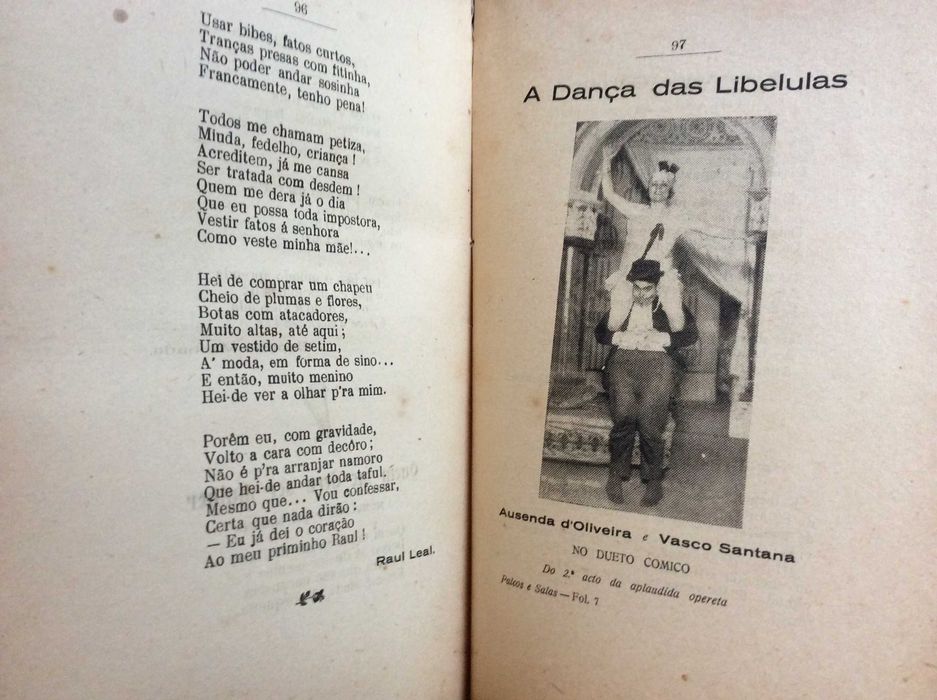 Almanaque dos palcos e salas para 1926. Escasso