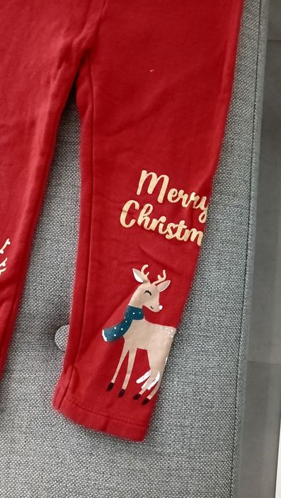 Legginsy świąteczne r.92/98 (24-36m)