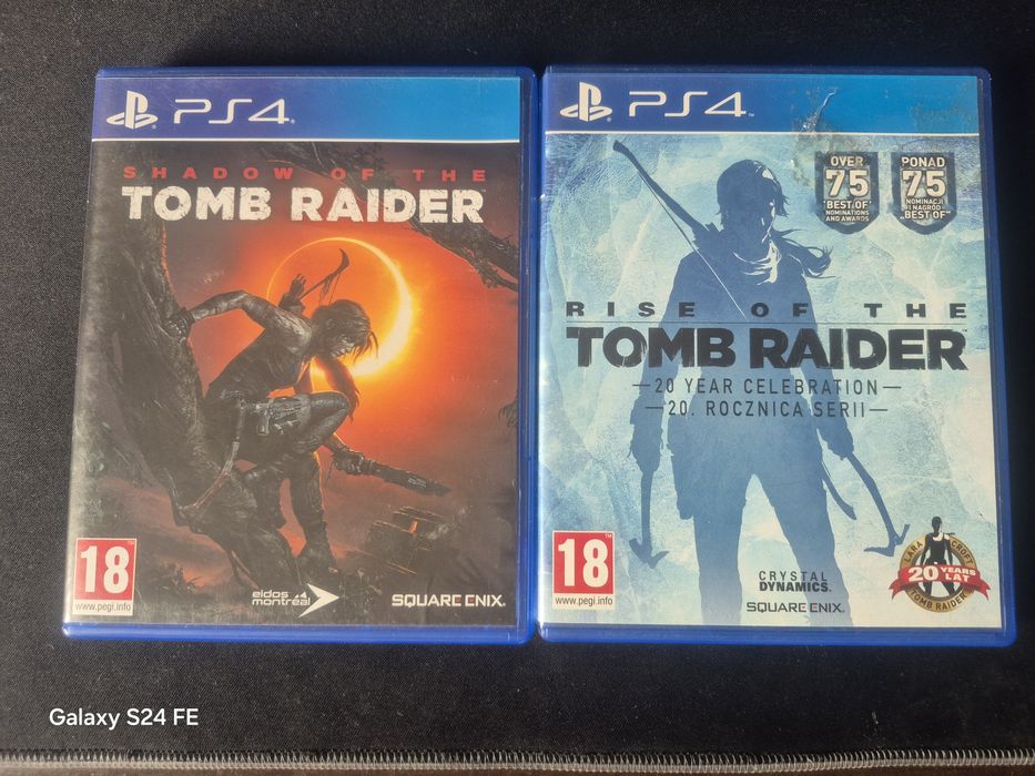 Sprzedam dwie gry na konsole ps 4 cena 100 zl