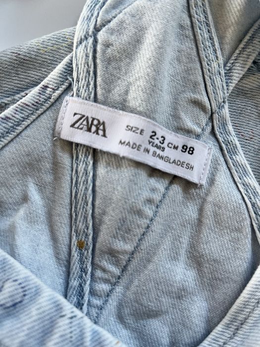 Ogrodniczki krótkie Zara rozmiar 98