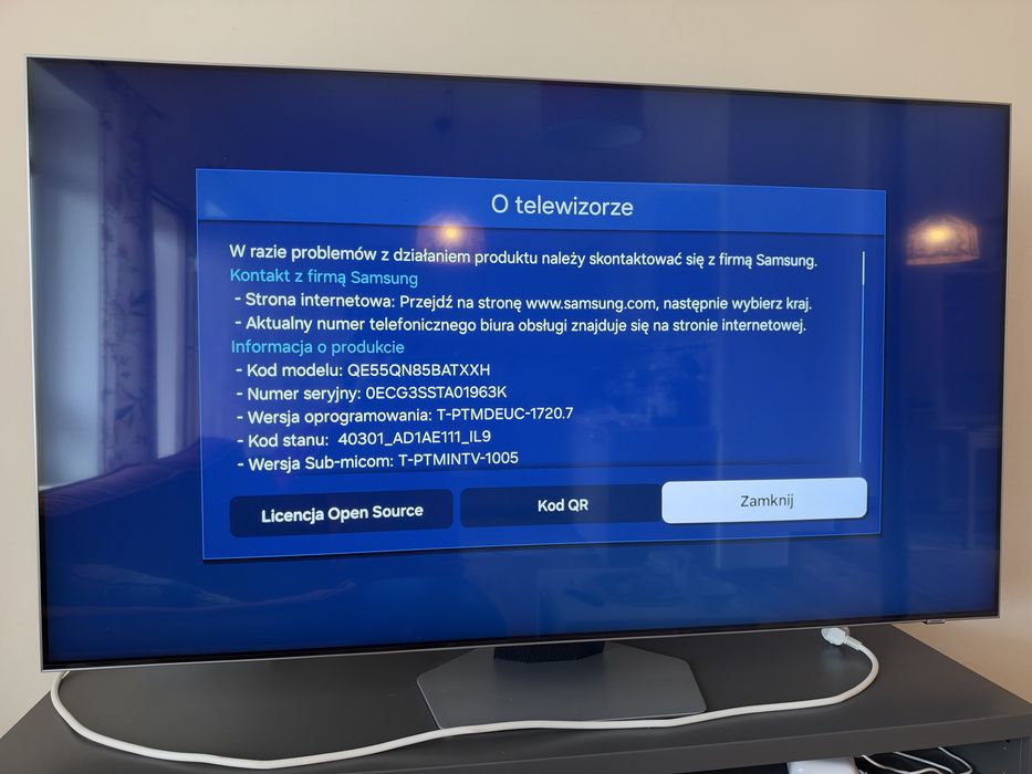 TV Samsung 55’ QLED 4K