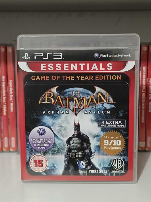 PS3 Jogos Batman Arkham Asylum e Batman Arkham City