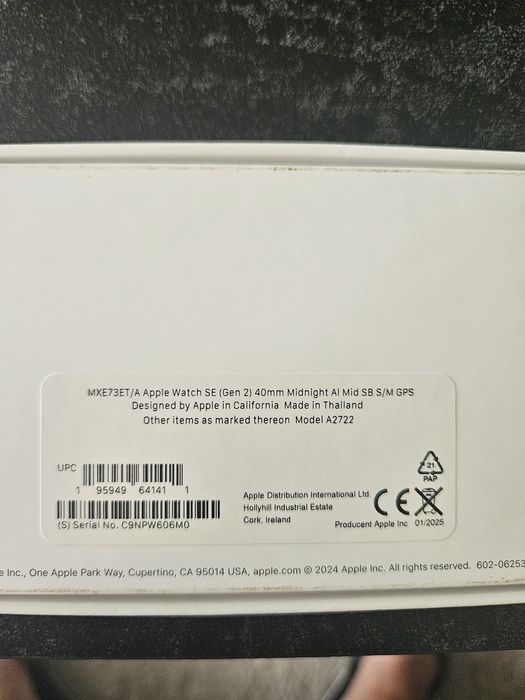 Apple watch se 40mm gen2