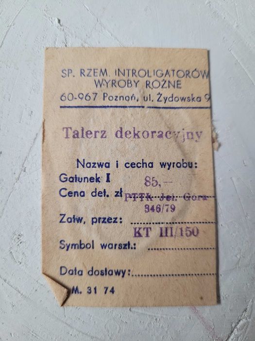 Talerz dekoracyjny Chrystus