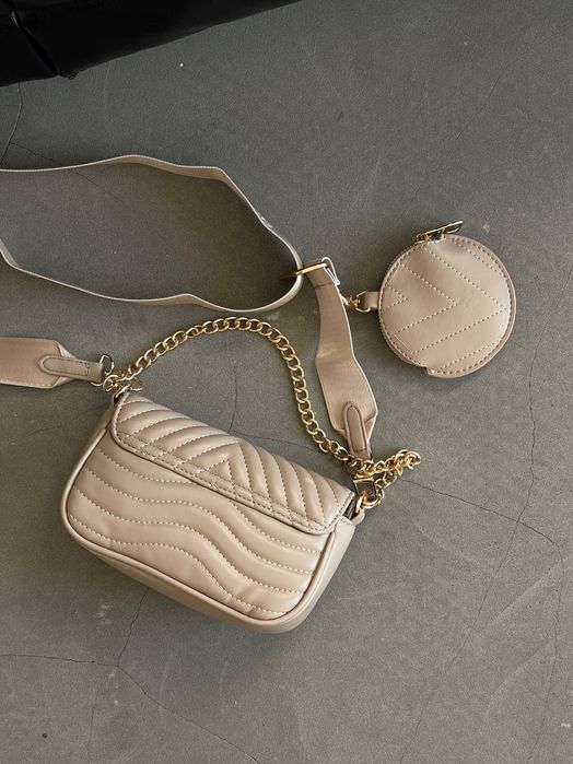 Сумка Louis Vuitton Wave / сумочка луї віттон бежева