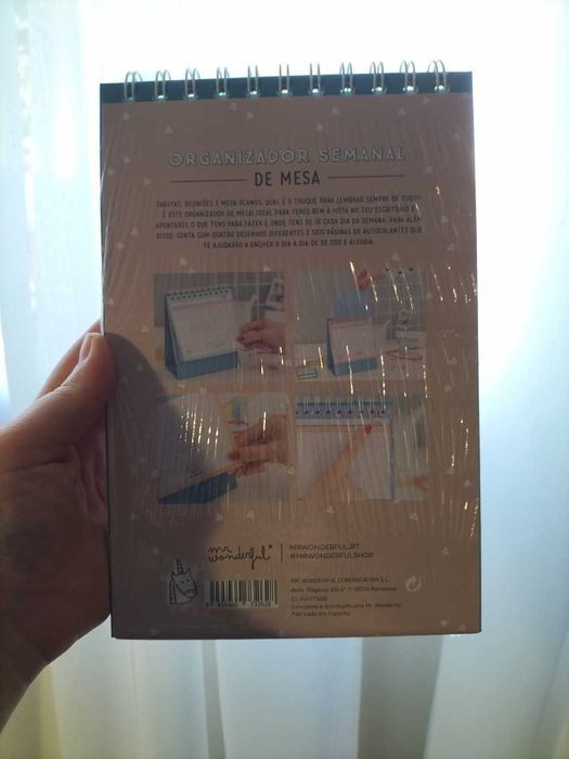 Organizador/agenda semanal