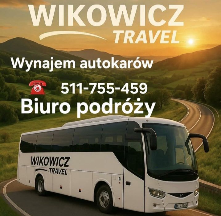 Przewoz osób autokarem lub busem