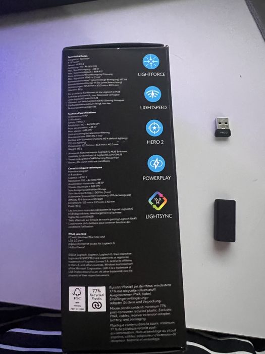 Musz gamingowa logitech g pro x 2 lighspeed