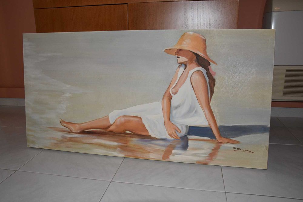 Vendo quadro pintado em tela M. Moreira