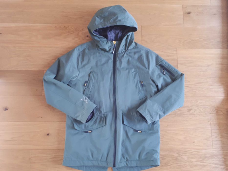 J.nowa kurtka przejściowa 3 w 1 cool club 164 170 zielona z grafitem