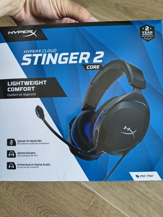 Słuchawki HyperX Cloud Stinger 2 Core PS – Czarne | NOWE
