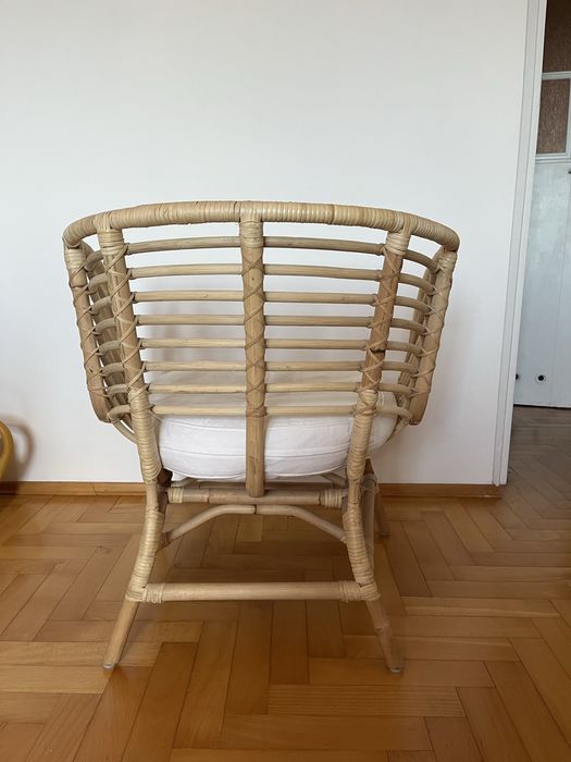 Fotel rattanowy Ikea Buskbo