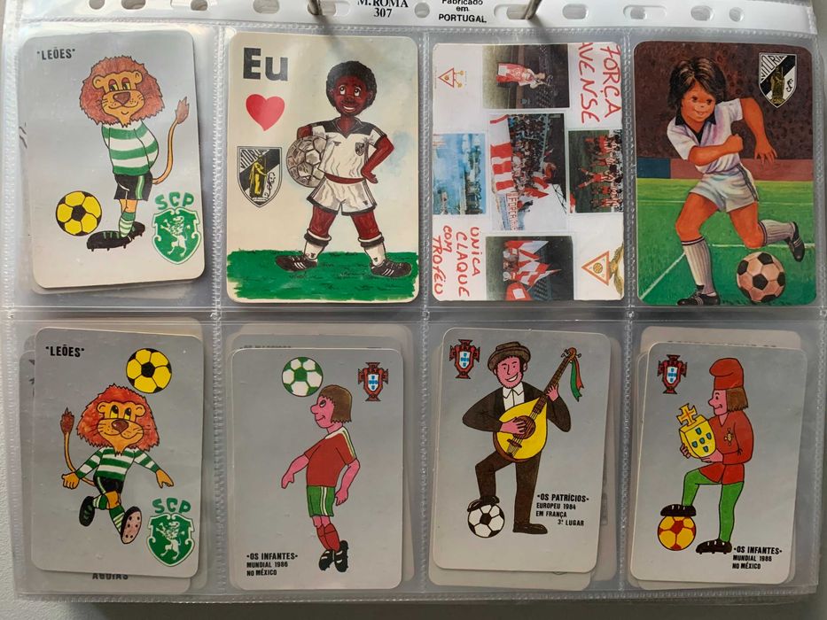 Calendários Antigos de Futebol - Mascotes / Bonecos (preço unitário)