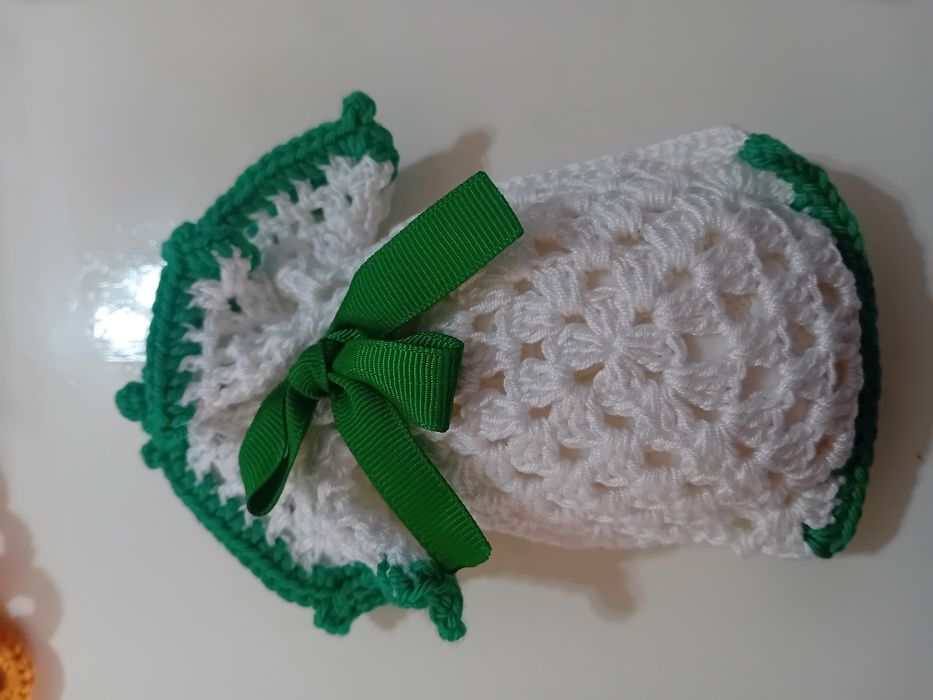 Porta sabonetes em croché