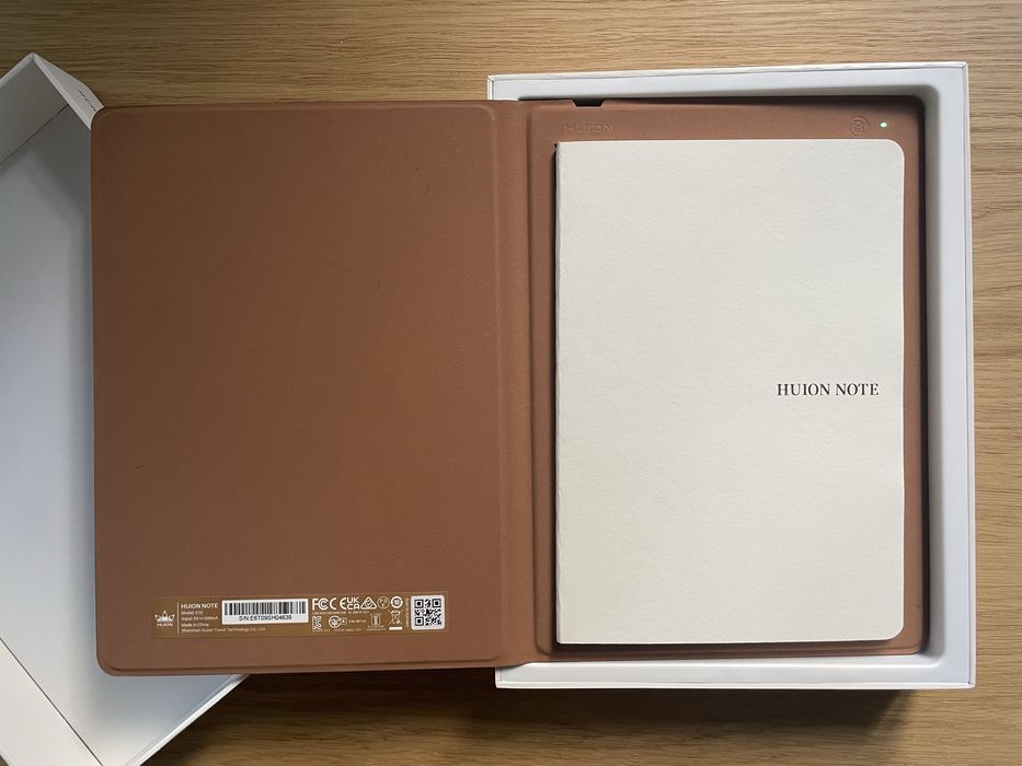 Tablet graficzny notes elektroniczny Huion Note X 10 brązowy