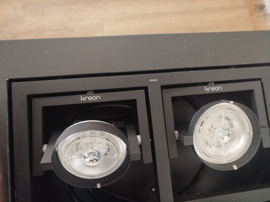 Lampy sufitowe panelowe przemysłowe halogenowe Philips Kreon ZESTAW