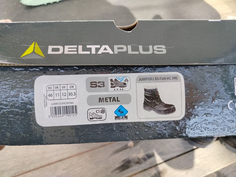 Спецобувь зимние ботинки 46р мех кожаные твёрдый носок тёплые лёгкие