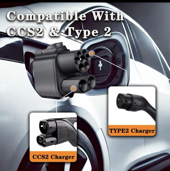 Переходник CCS2 to CCS1 350A, Type2 to Type1