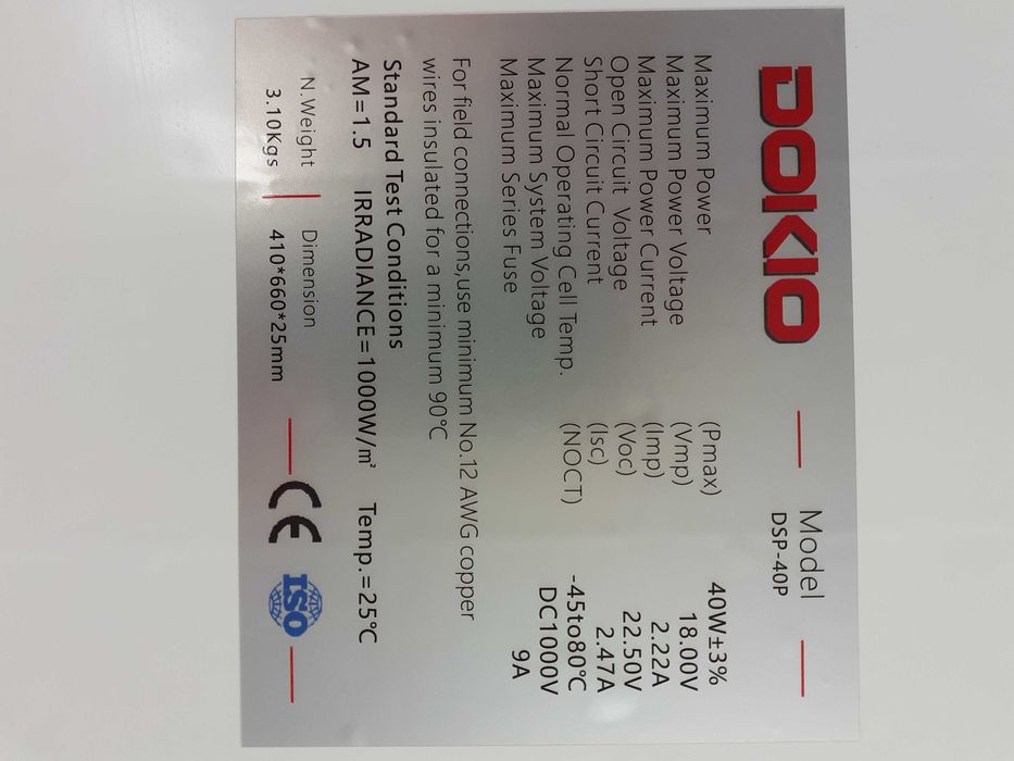 Paineis fotovoltaicos 40-100w 12V/opção cont carga baterias 12/24v