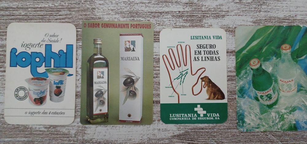 Calendários publicidade anos 80 e 90