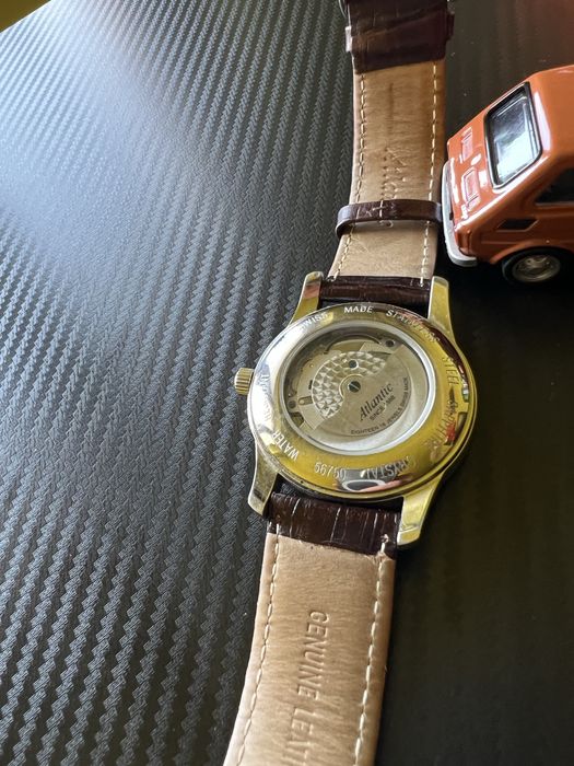 Zegarek Atlantic Seaport Automatic  Sapphire Automat Skóra, swiss made