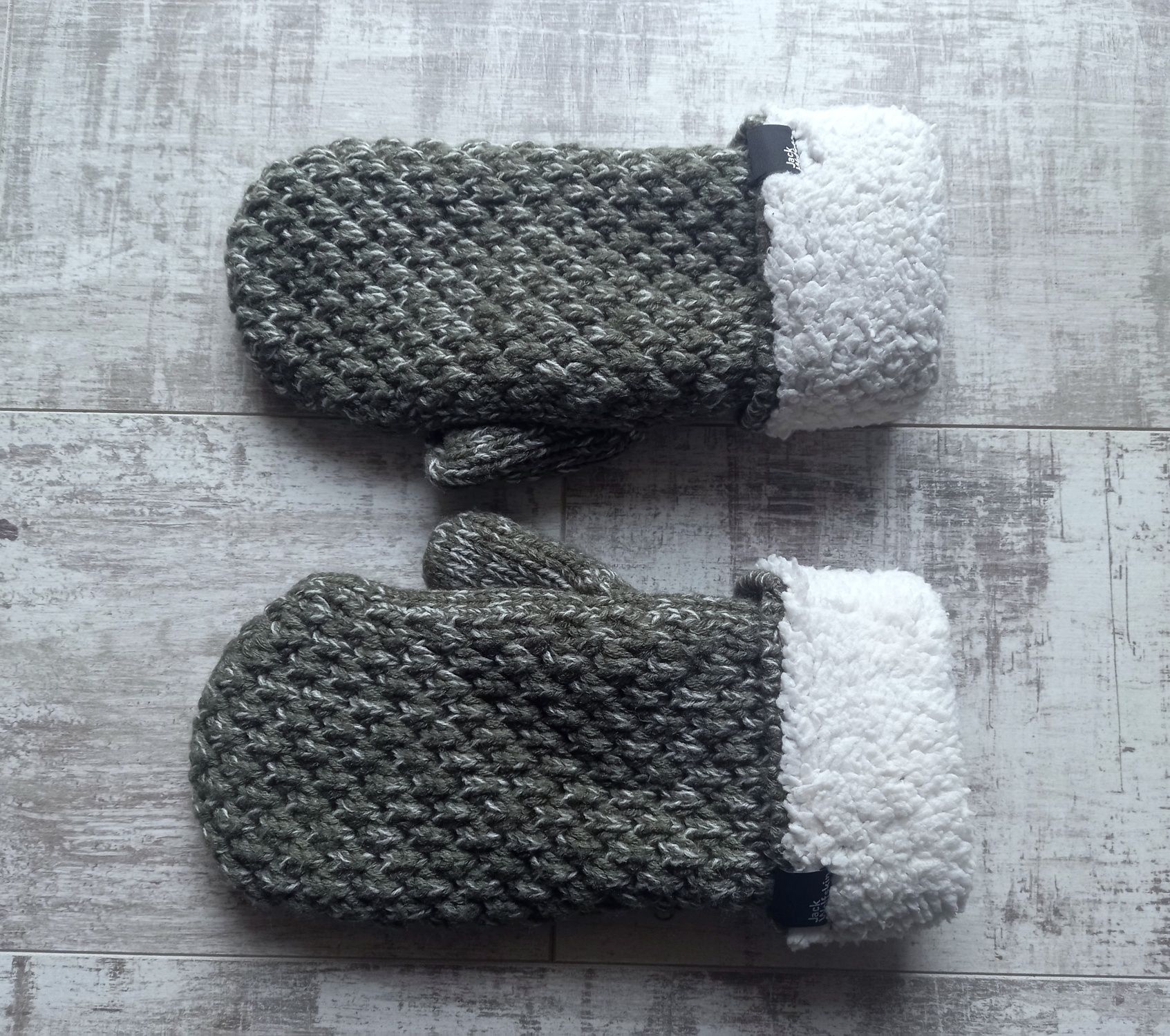 Jack Wolfskin Mitten • ocieplane Highloft Świnoujście Knit damskie rękawiczki