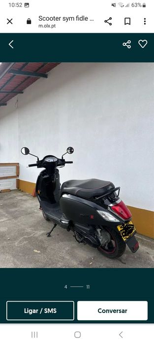 Scooter Fiddle 50 e Sym jet x