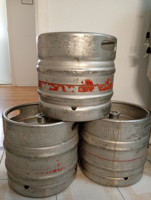 Barril inox 30L  vazios