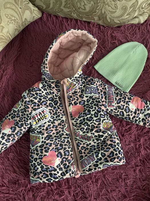 Двухстороння дитяча  курточка осінь