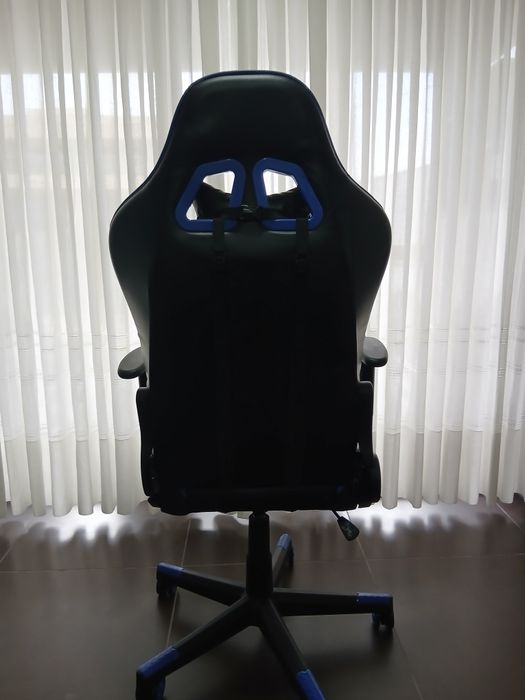 Cadeira Fantech Extreme Gaming Azul e Preta