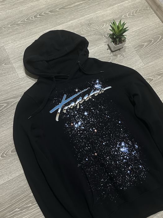 Galaxy Graphic Black Trapstar Hoodie / Худі Trapstar