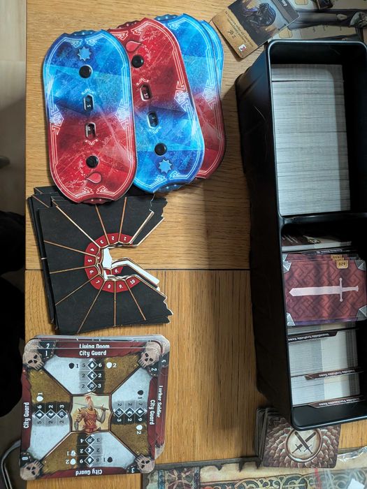 Frosthaven + solo scenarios, pomalowane figurki