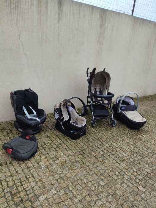 Trio Living Chico + Cadeira auto Maxi Cosi