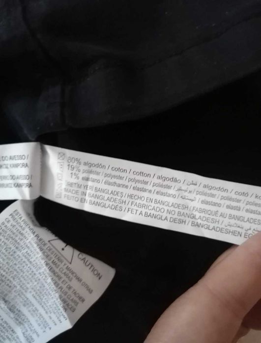 Vestido preto midi da Lefties, xs, novo com etiqueta