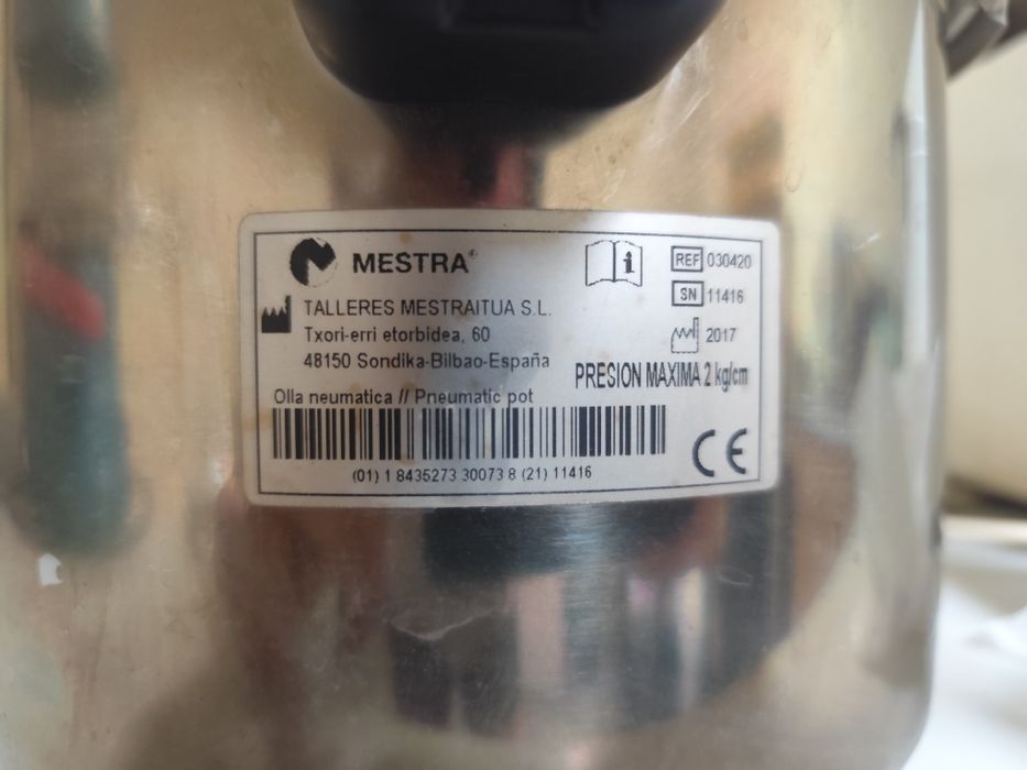 Panela de polimerização pneumática (mestra)
