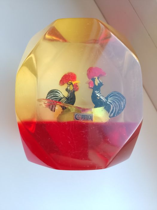 Винтажная фигурка / пресс-папье «Португальские петухи», Portugal, 70-е