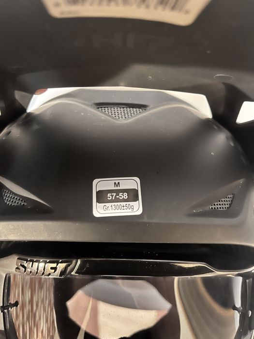 Kask gogle SHIFT cross enduro roz. M 57-58 Super Stan