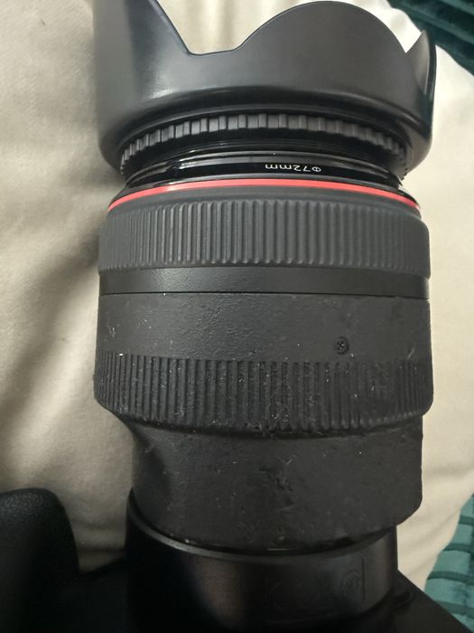 Canon EF 85mm 1.2L II com muito pouco uso.