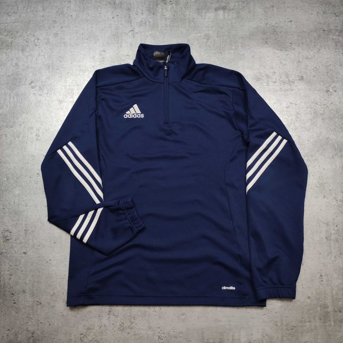 MĘSKA Bluza Sportowa Thermal Adidas Trening Suwak ClimaCool Active