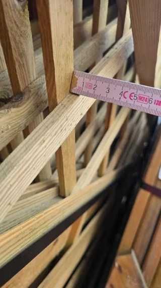 WYPRZEDAŻ! Płot drewniany 180x180 – solidny, z ozdobną kratką, impregnowany!