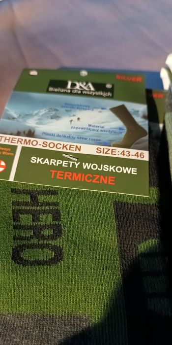 Termiczne męskie ciepłe skarpety. Bardzo wytrzymałe!