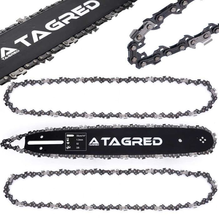 Prowadnica 14"/35cm / 3/8" 1.3 mm 52 + 2 łańcuchy