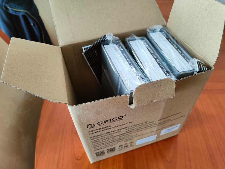 caixas protetoras para discos 3.5'' ORICO PHP35