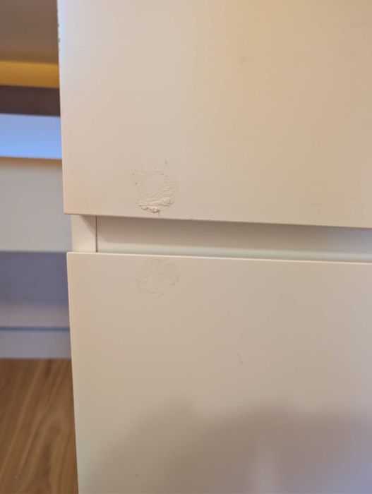 Biurko Malm Ikea białe