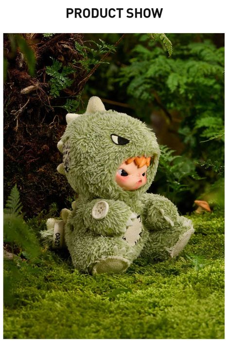 Оригінал Pop Mart ‼️ Hirono Dino Plush Doll Pendant Хіроно ДІно