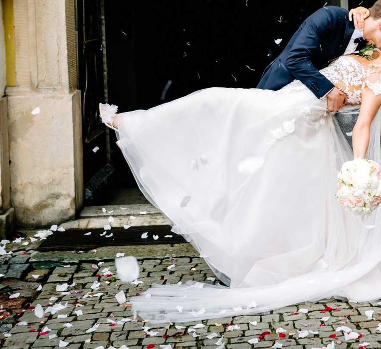 Buty ślubne ręcznie szyte, ze zdobieniami - słupek 5,5cm, rozmiar 40