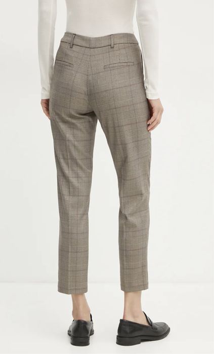 Брюки в клетку MANGO basic