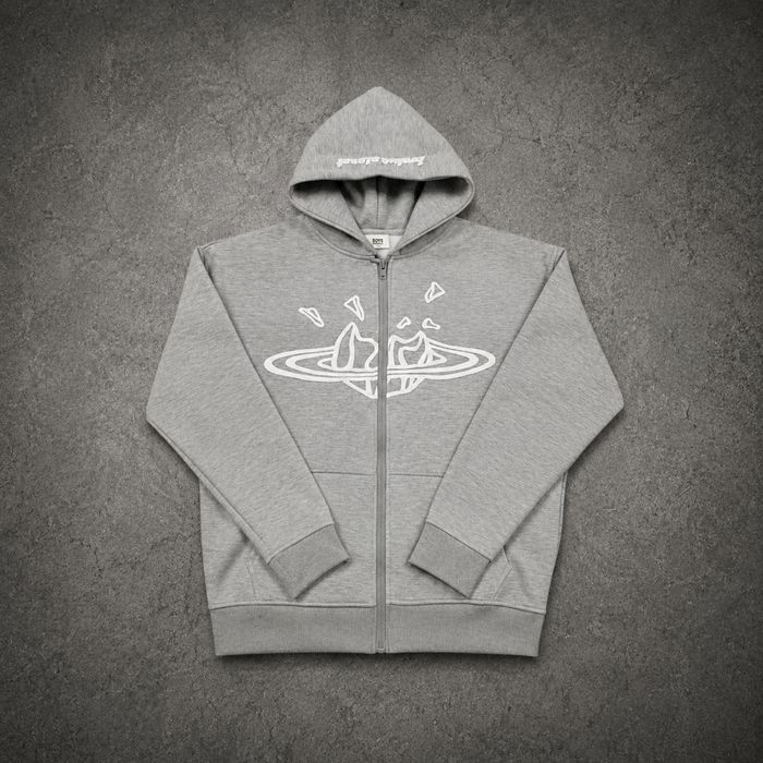 Зіп худі Broken Planet чорна кофта vivienne westwood