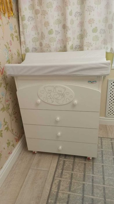 Дитяче ліжко з комодом пеленатором Baby Italia