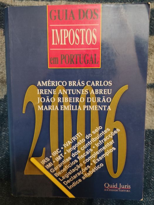 Guia dos Impostos em Portugal (Edição 2006) - Quid Juris